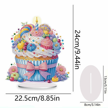 Heart Dessert DIY Diamond Painting Desktop Decoration for Office Desktop Decor