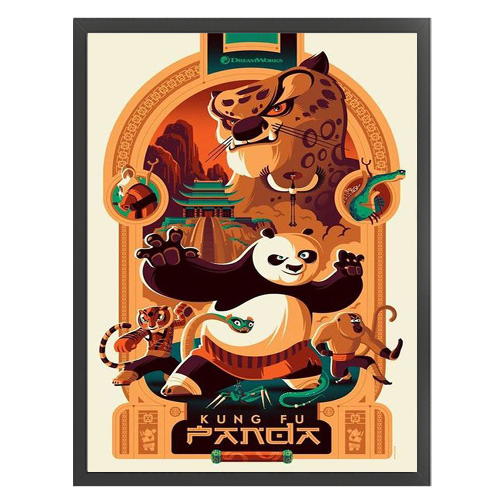 Kungfu Panda - 11CT Stamped Cross Stitch 40*55CM
