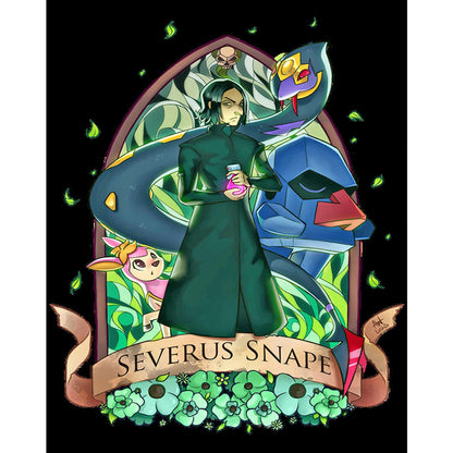 Pok¨¦mon And Snape - 11CT Stamped Cross Stitch 50*60CM