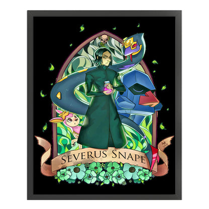 Pok¨¦mon And Snape - 11CT Stamped Cross Stitch 50*60CM
