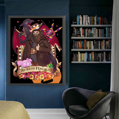 Pok¨¦mon And Hagrid - 11CT Stamped Cross Stitch 50*60CM