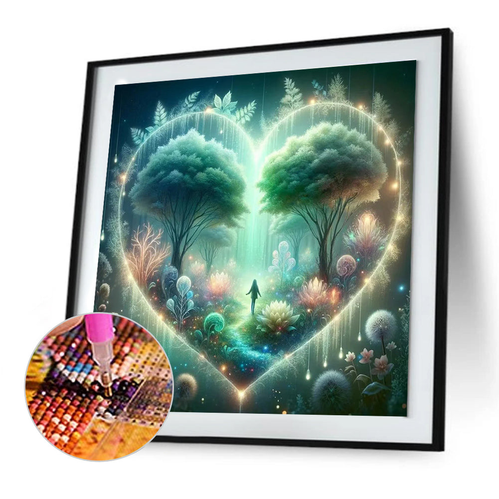 Love Tree Of Life - Full Round Drill Diamond Painting 30*30CM