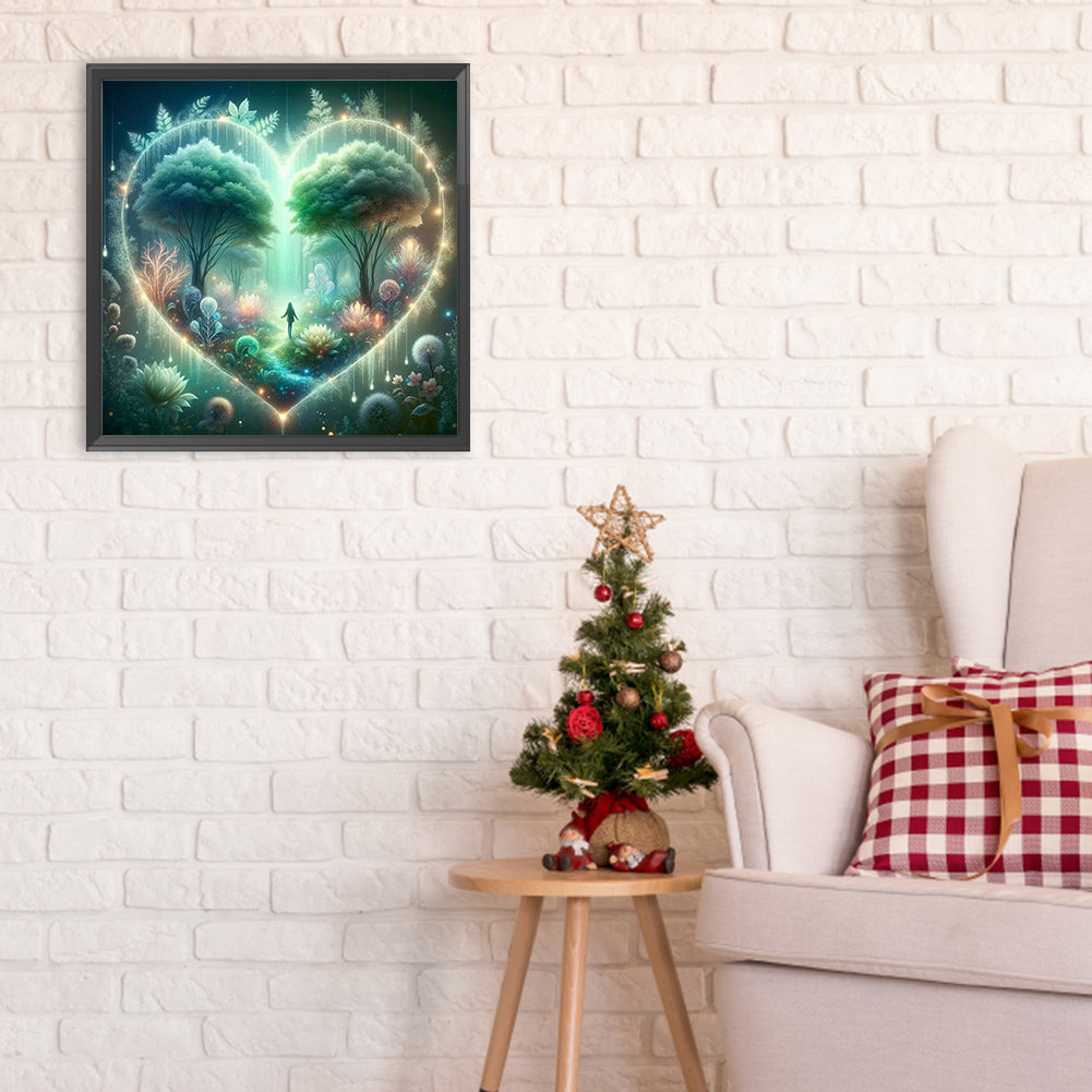 Love Tree Of Life - Full Round Drill Diamond Painting 30*30CM