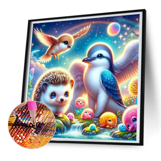 Forest Animal Conference - Full Round Drill Diamond Painting 30*30CM