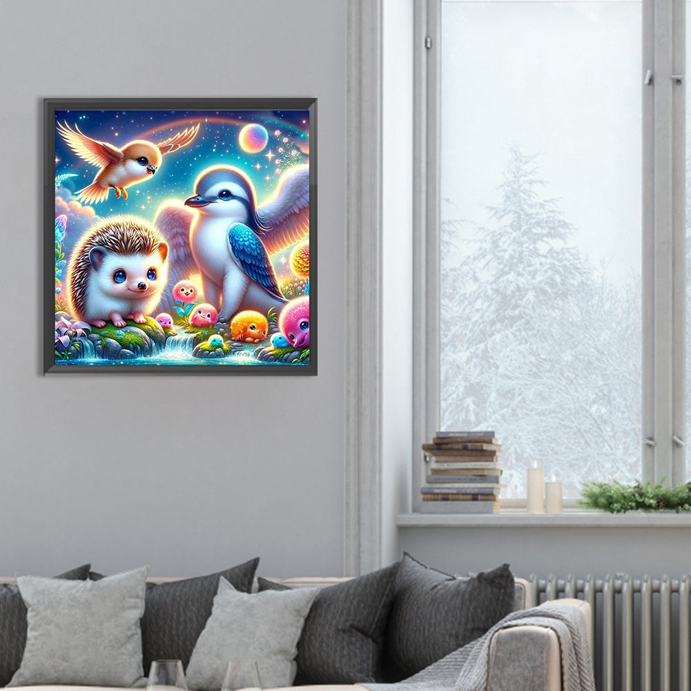 Forest Animal Conference - Full Round Drill Diamond Painting 30*30CM