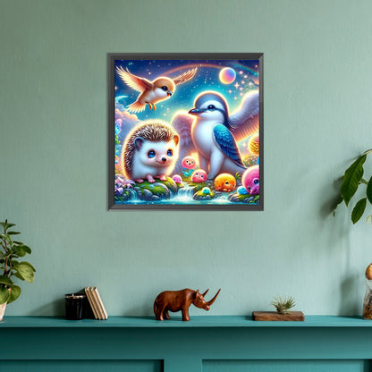 Forest Animal Conference - Full Round Drill Diamond Painting 30*30CM