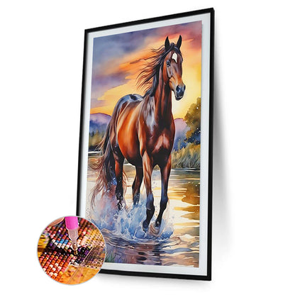 Horse - Full Round Drill Diamond Painting 40*60CM