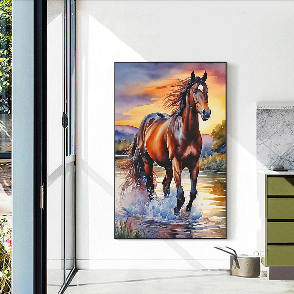 Horse - Full Round Drill Diamond Painting 40*60CM