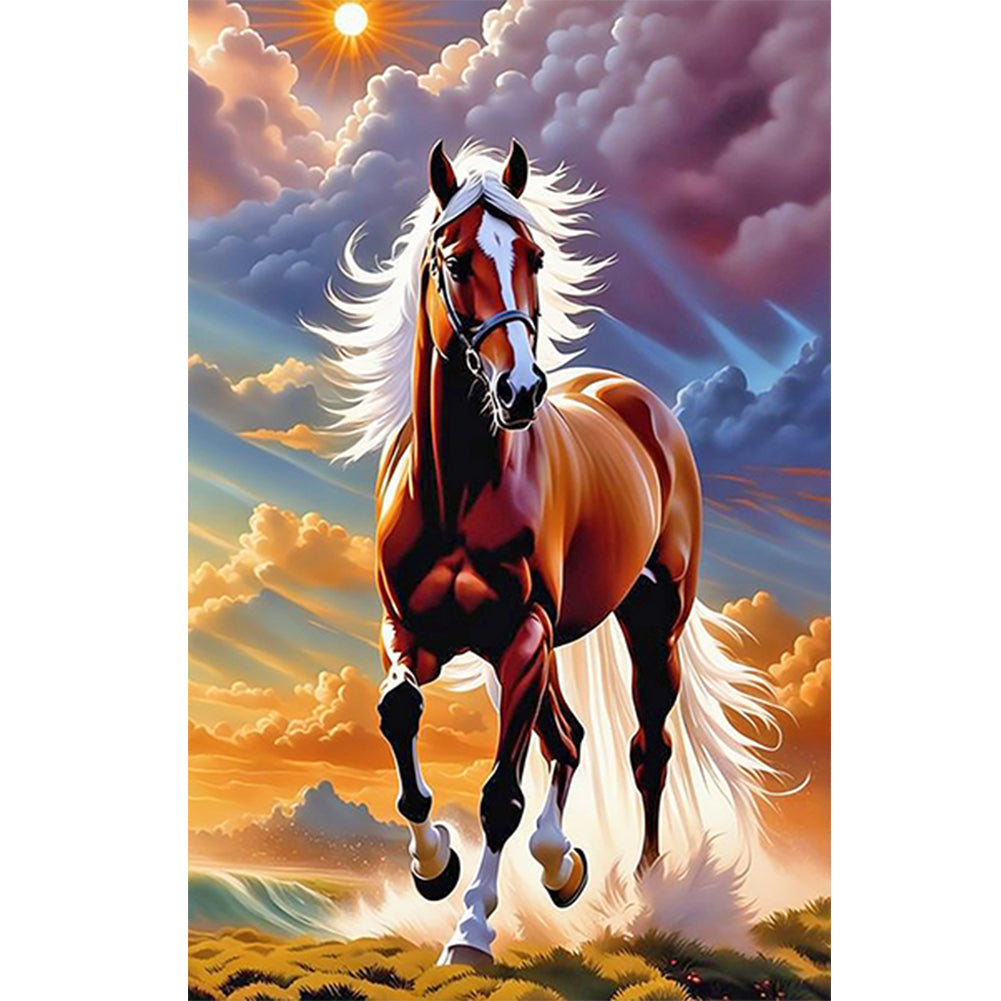 Horse - Full Round Drill Diamond Painting 40*60CM