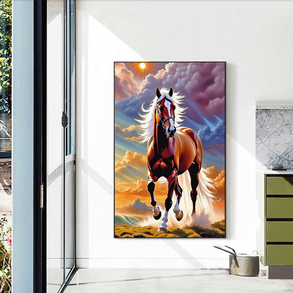 Horse - Full Round Drill Diamond Painting 40*60CM