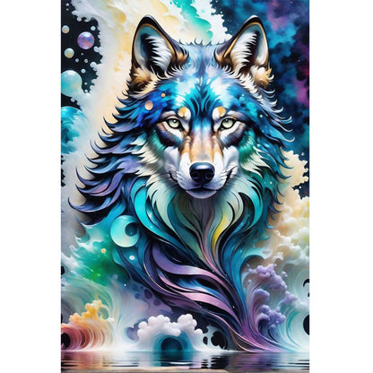 Wolf - Full Square Drill Diamond Painting 40*60CM