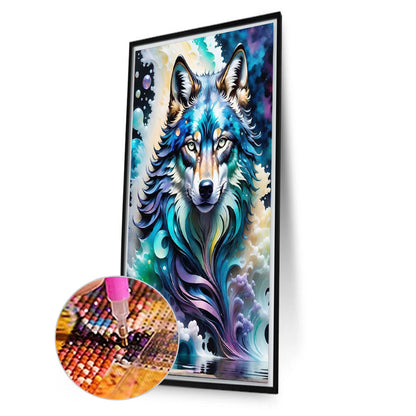 Wolf - Full Square Drill Diamond Painting 40*60CM