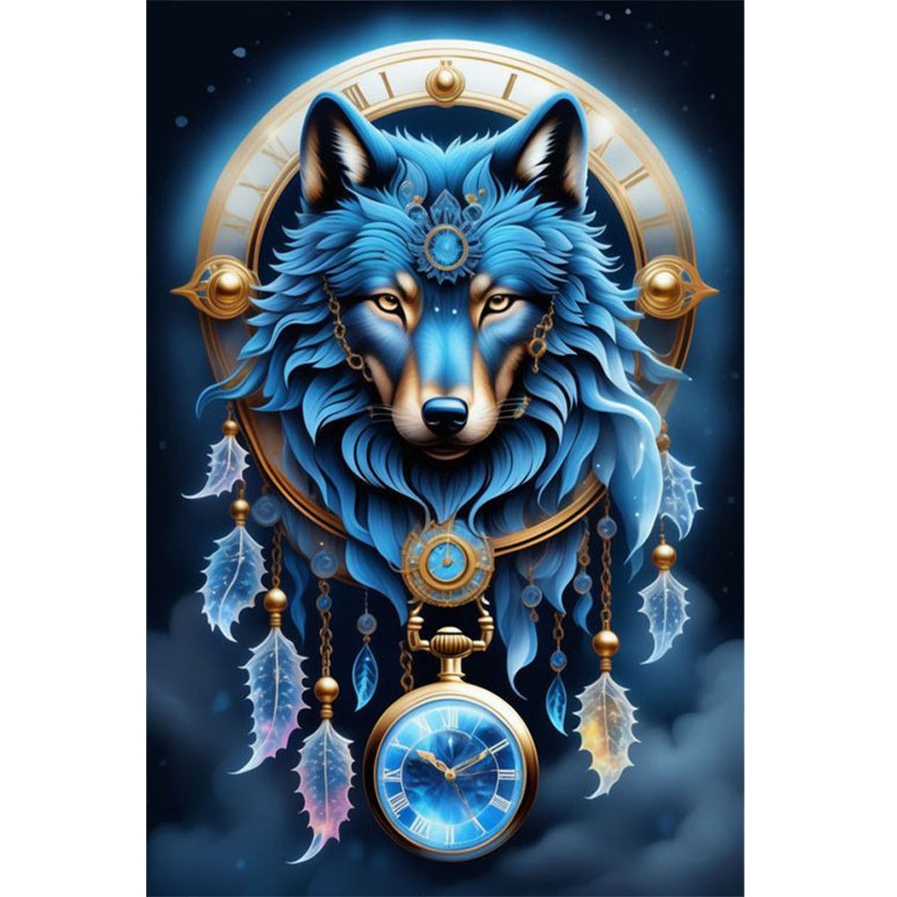 Wolf - Full Square Drill Diamond Painting 40*60CM