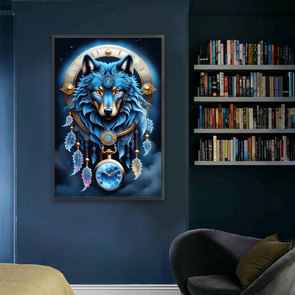 Wolf - Full Square Drill Diamond Painting 40*60CM