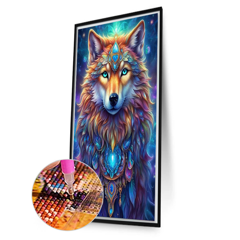 Wolf - Full Square Drill Diamond Painting 40*60CM