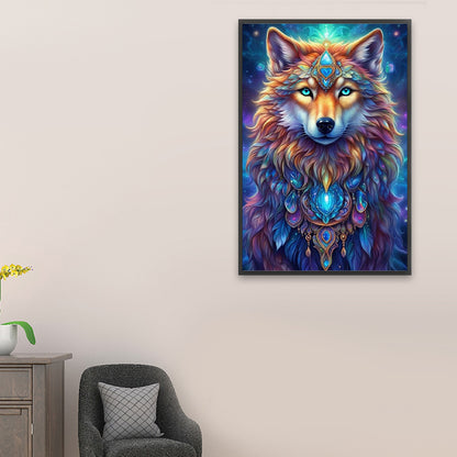 Wolf - Full Square Drill Diamond Painting 40*60CM