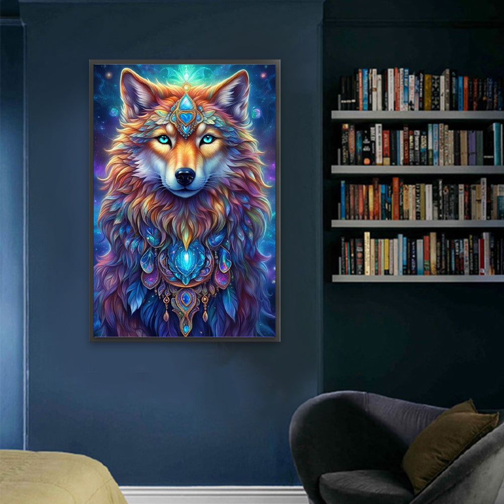 Wolf - Full Square Drill Diamond Painting 40*60CM