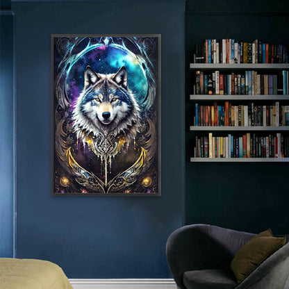 Wolf - Full Square Drill Diamond Painting 40*60CM