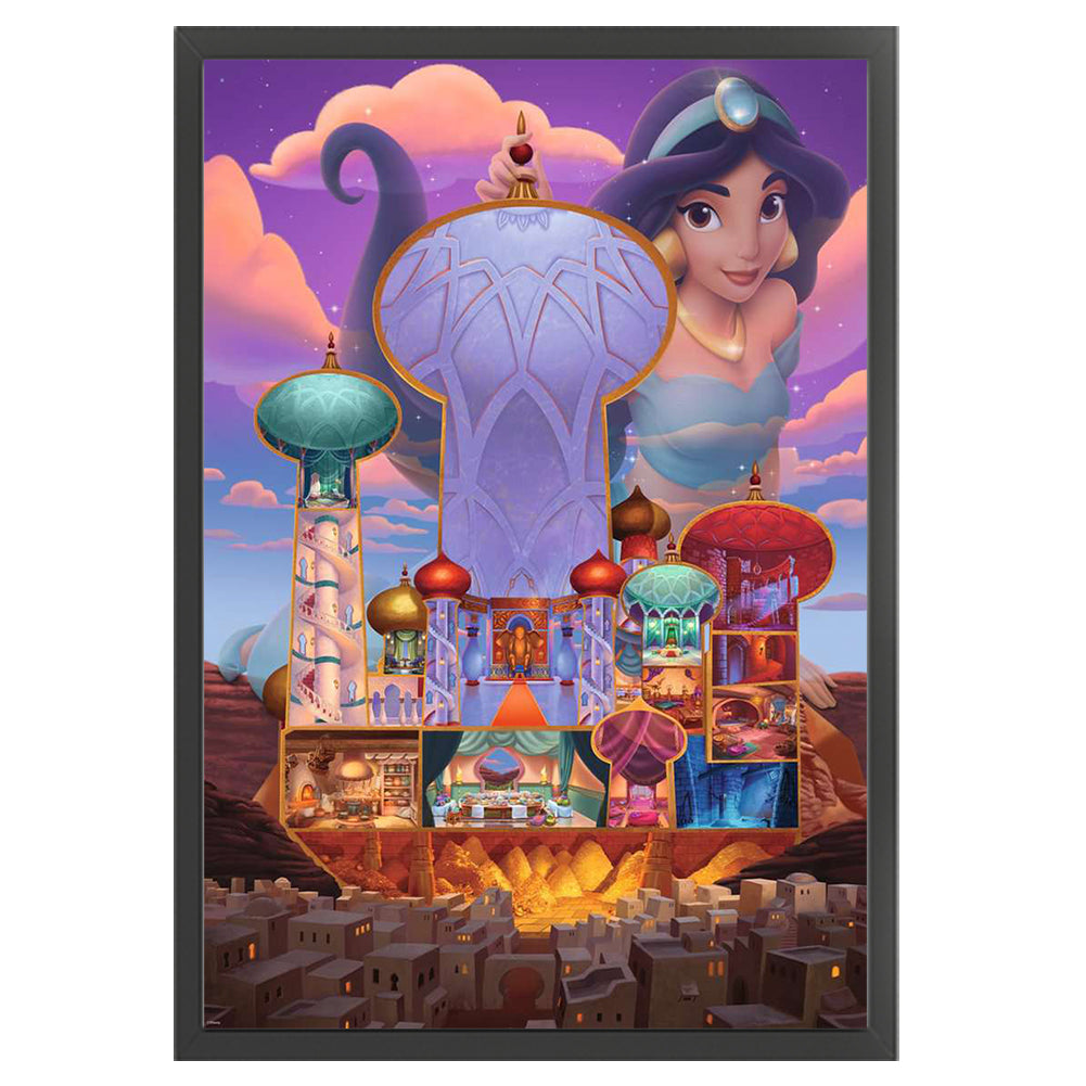 Princess Jasmine - 11CT Stamped Cross Stitch 50*70CM