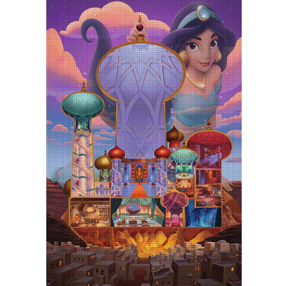 Princess Jasmine - 11CT Stamped Cross Stitch 50*70CM