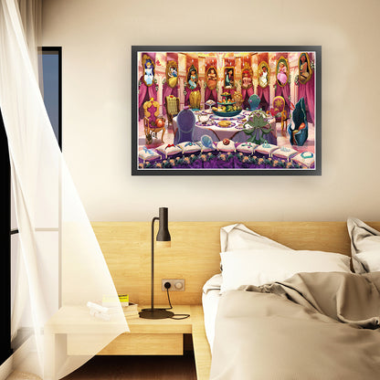 Disney Princess - 11CT Stamped Cross Stitch 90*60CM