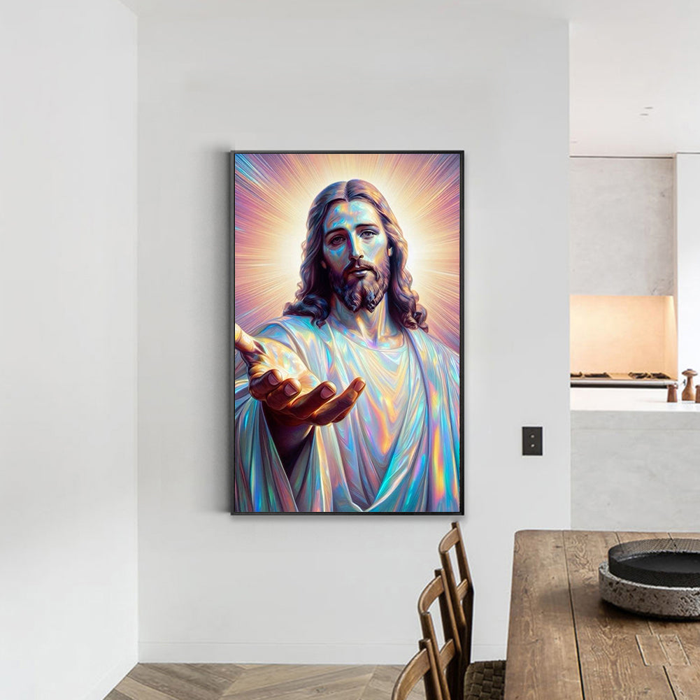 Jesus' Saving Hand - Full Round Drill Diamond Painting 40*60CM