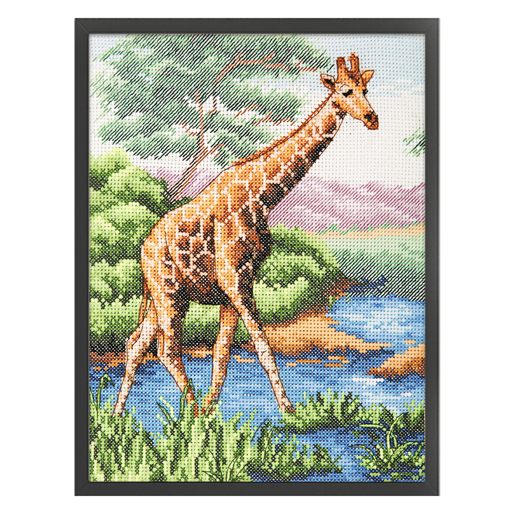 Giraffe - 11CT Stamped Cross Stitch 50*65CM