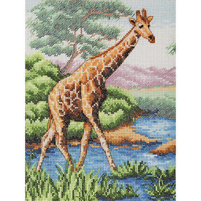 Giraffe - 11CT Stamped Cross Stitch 50*65CM