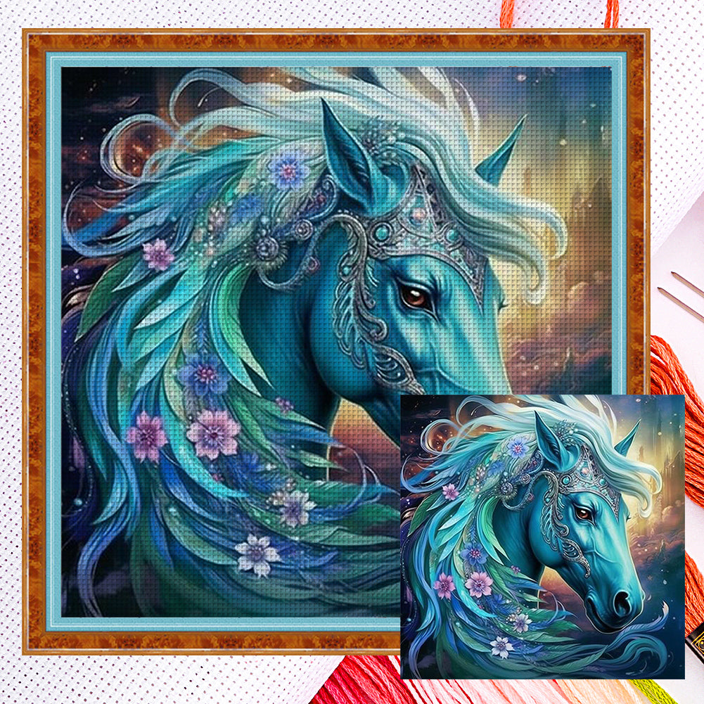 Fantasy Horse - 11CT Counted Cross Stitch 40*40CM