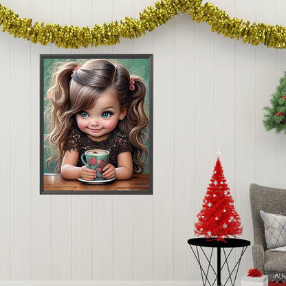 Cute Girl - Full Square Drill Diamond Painting 40*50CM