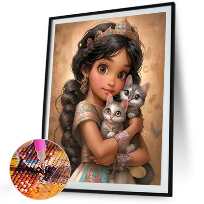 Cute Girl - Full Square Drill Diamond Painting 40*50CM