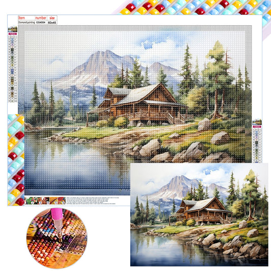 Country House - Full Square Drill Diamond Painting 45*60CM