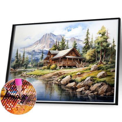 Country House - Full Square Drill Diamond Painting 45*60CM