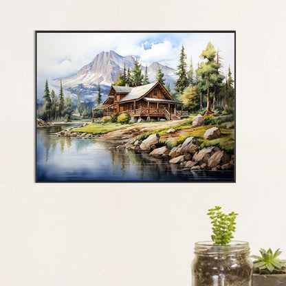 Country House - Full Square Drill Diamond Painting 45*60CM