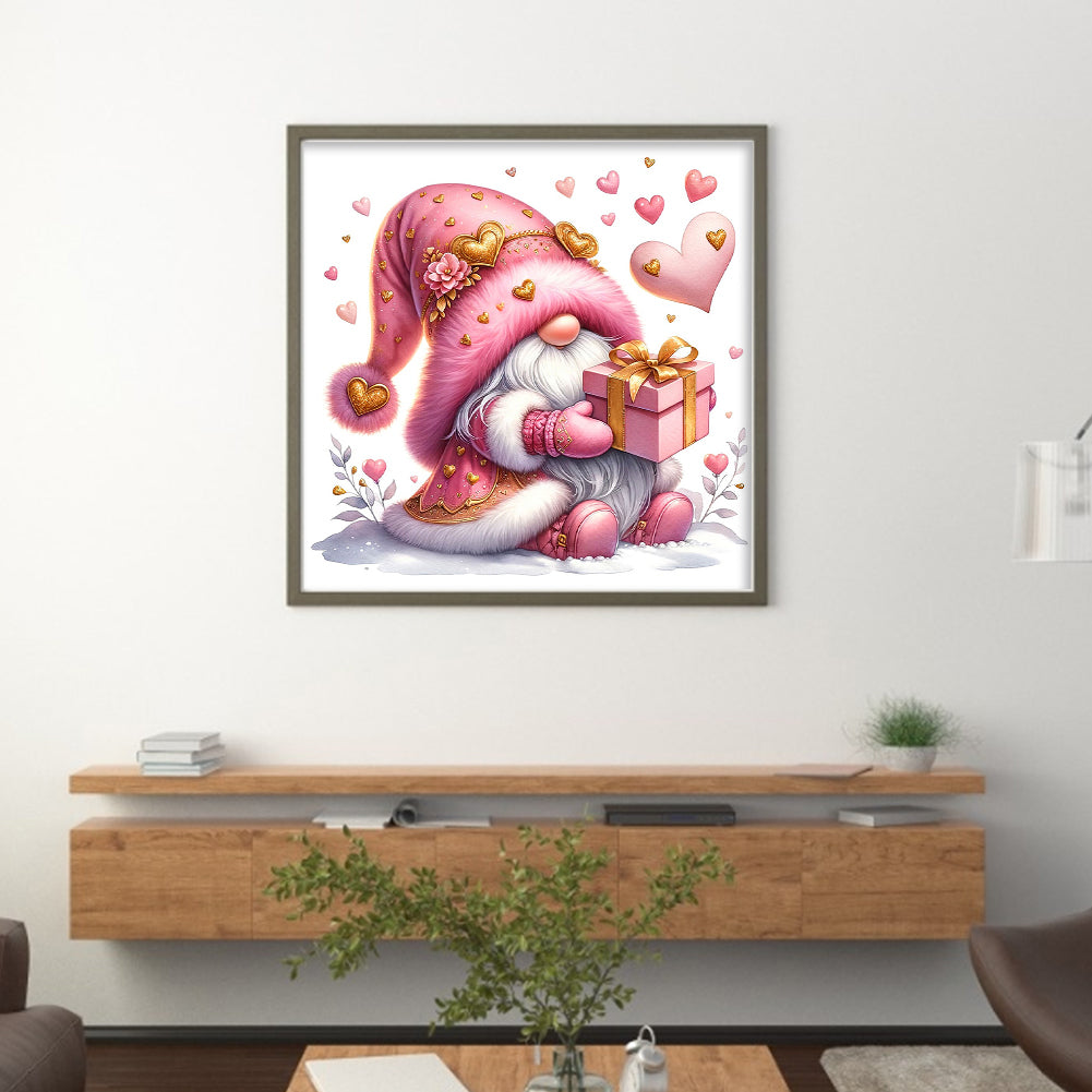 Valentine'S Day Goblin - 11CT Stamped Cross Stitch 40*40CM