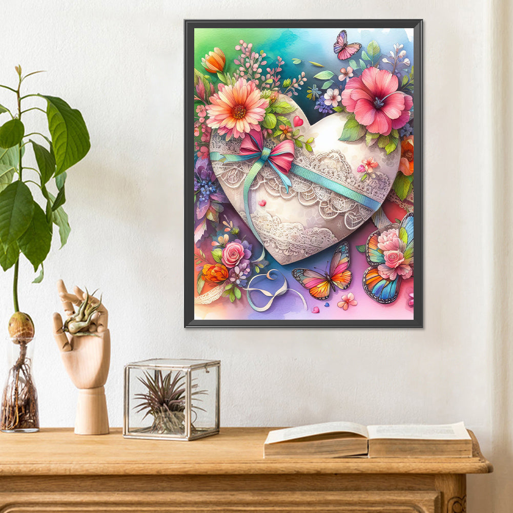 Love Gift - Full Round Drill Diamond Painting 30*40CM