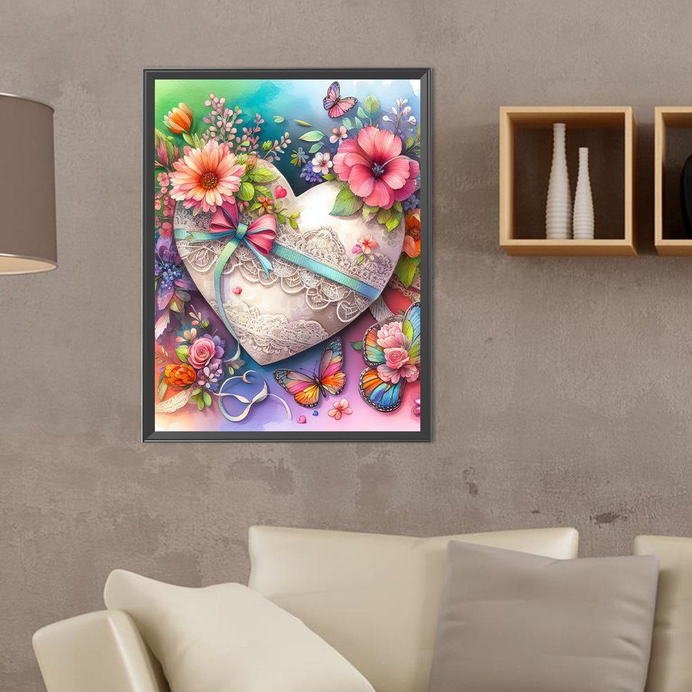 Love Gift - Full Round Drill Diamond Painting 30*40CM