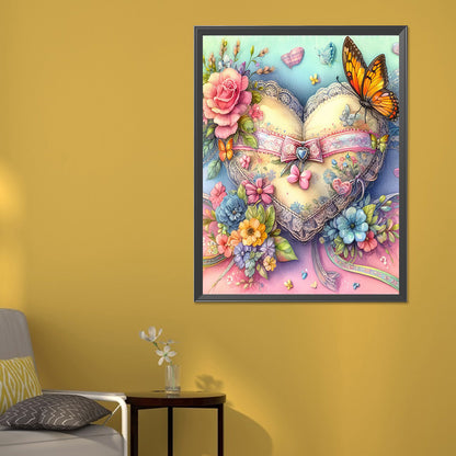 Love Pansies - Full Round Drill Diamond Painting 50*60CM