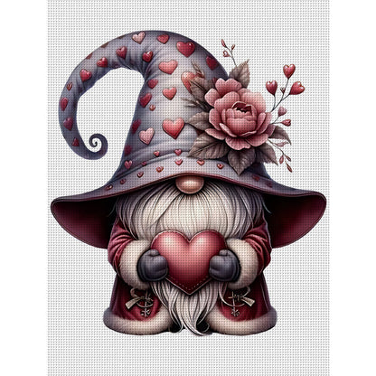 Valentine'S Day Goblin - 11CT Stamped Cross Stitch 30*40CM