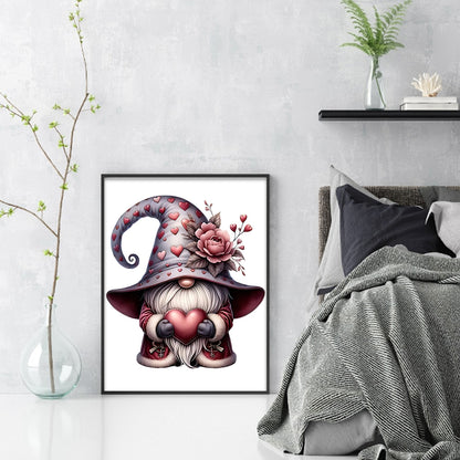 Valentine'S Day Goblin - 11CT Stamped Cross Stitch 30*40CM