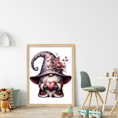 Valentine'S Day Goblin - 11CT Stamped Cross Stitch 30*40CM