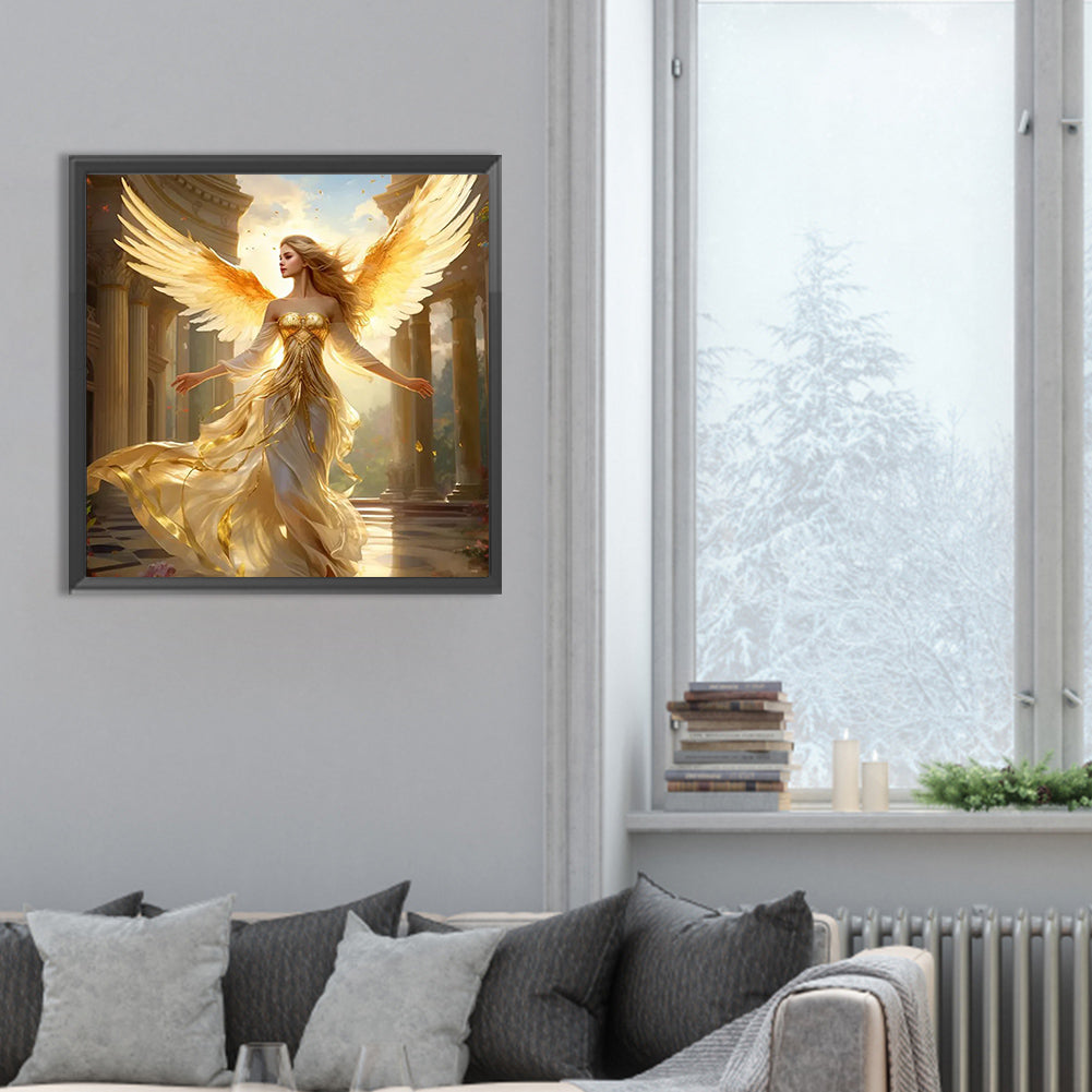 Angel Girl - Full Round Drill Diamond Painting 30*30CM