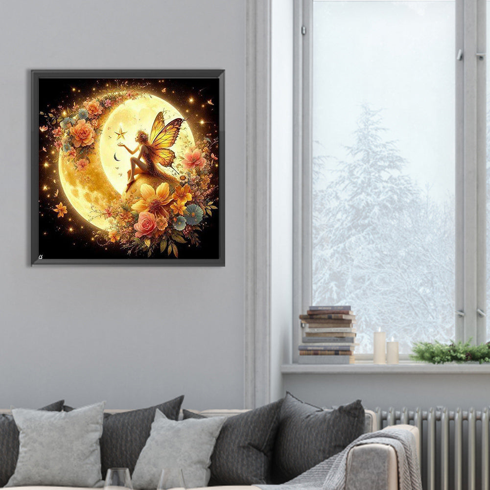 Angel Girl - Full Round Drill Diamond Painting 30*30CM