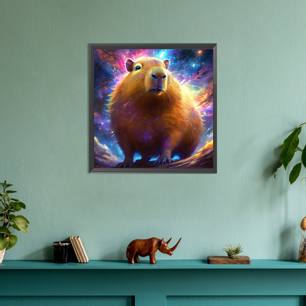 Galaxy Capybara - Full Round Drill Diamond Painting 30*30CM