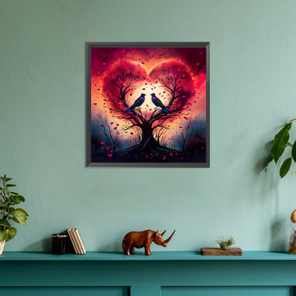 Love For Birds - Full Round Drill Diamond Painting 30*30CM