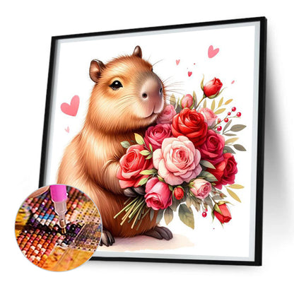 Capybara Capybara - Full Round Drill Diamond Painting 30*30CM