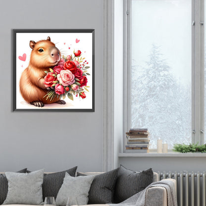 Capybara Capybara - Full Round Drill Diamond Painting 30*30CM