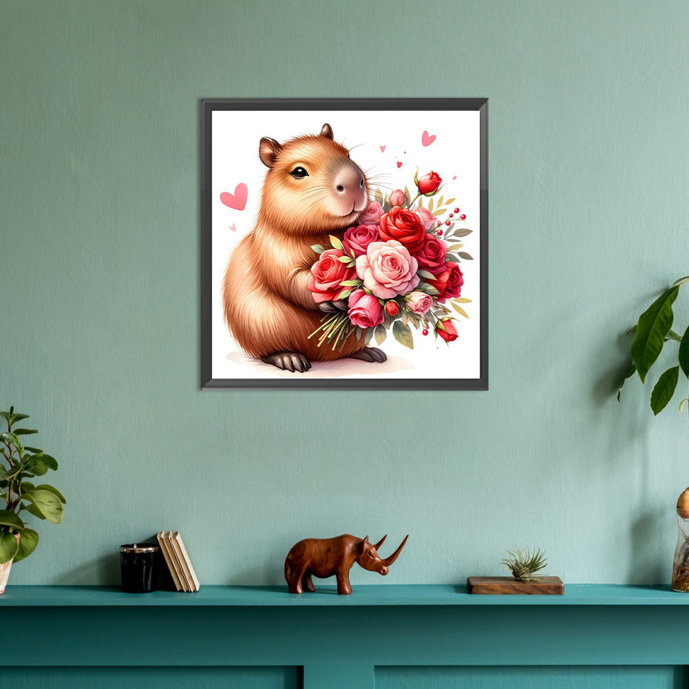 Capybara Capybara - Full Round Drill Diamond Painting 30*30CM