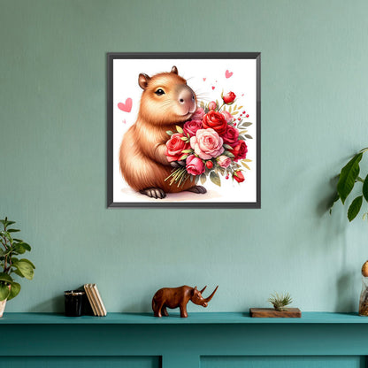 Capybara Capybara - Full Round Drill Diamond Painting 30*30CM