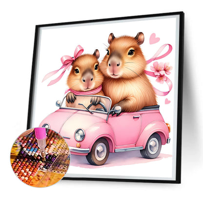 Capybara Capybara - Full Round Drill Diamond Painting 30*30CM